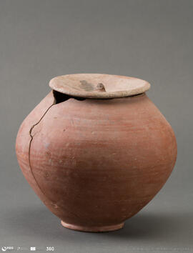 Urna cinerária com testo