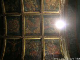 Abóbada capela-mor – Pinturas em caixotões