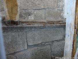 Órgão - pormenor estrutura - ataque térmita - restauro MDF