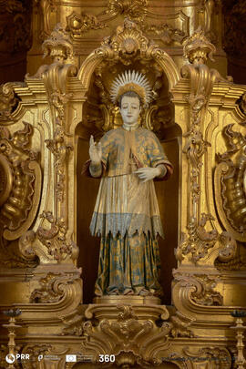 Escultura de S. Martinho de Tours