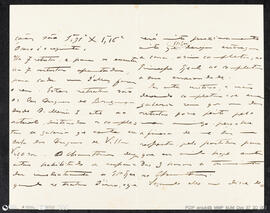 Carta de Carlos Reis para José Malhoa