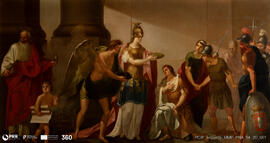 Minerva coroando os Heróis portugueses