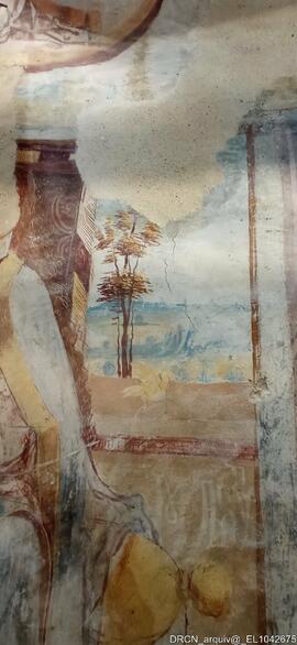 Pintura mural “Virgem com o Menino”