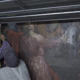Pintura cavalete - talha