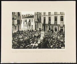 Foto - Inauguração do busto de José Malhoa