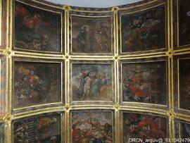 Teto de caixotões – Pintura