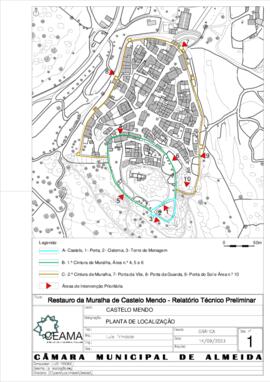 Restauro da muralha de Castelo Mendo (2023)
