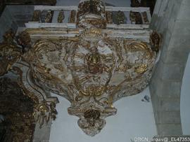 Órgão mudo - bacia - escultura central