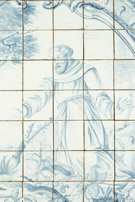 Painel de azulejo Santos