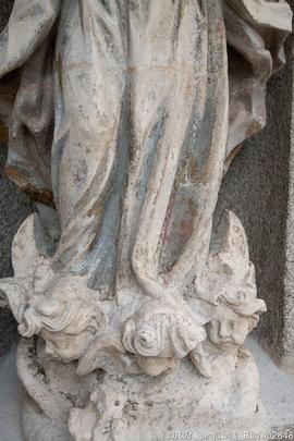 Portais,Portal lateral,Escultura Nª Sª Conceição