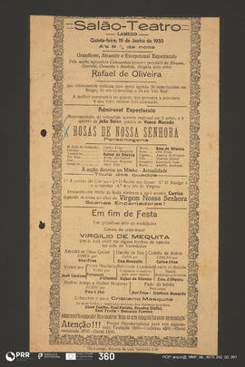 Rosas de Nossa Senhora; Em fim de Festa