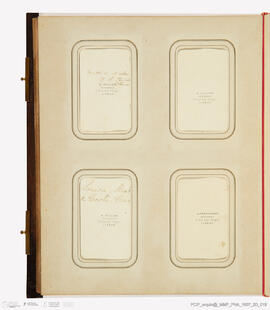 Álbum com fotografias do Baile de Máscaras de Carnaval de Fevereiro de 1865 no Paço Real da Ajuda