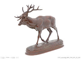 Antoine-Louis Barye - Veado em marcha