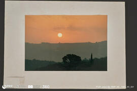 Paisagem. Pôr-do-sol