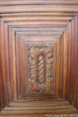 Detalhe da almofada da porta