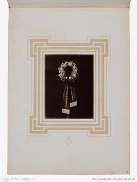 Álbum de fotografias morte rei Vítor Emanuel II