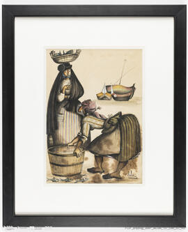 Mulheres na lida do peixe