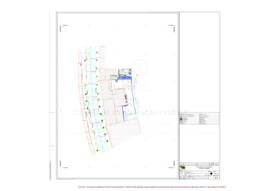 Levantamento topográfico e arquitetónico - plantas, alçados e cortes (2012)