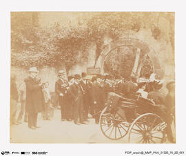 Álbum de fotografias das Viagens a Portugal da Rainha Alexandra e do Kayser Guilherme II