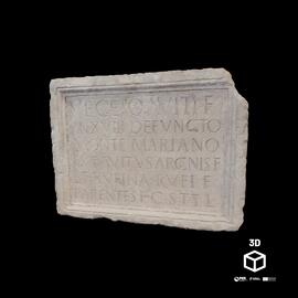 Inscrição funerária com indicação do lugar geográfico