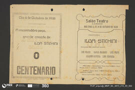 Oiro; Idílio num 5. º andar; O centenário