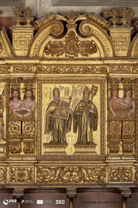 Espaldar Gregório IV e S. Odílio Abade