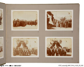 Álbum de fotografias das Viagens a Portugal da Rainha Alexandra e do Kayser Guilherme II