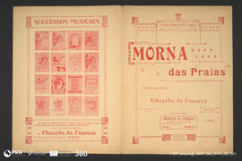 Morna das Praias por Eduardo da Fonseca - Contracapa e capa