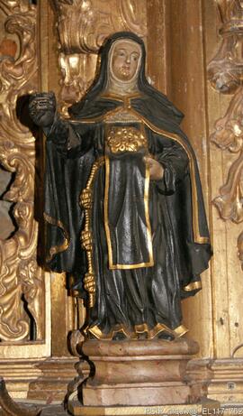 Fotografia do imovel: mobiliario. esculturas, pinturas, elementos arquitectonicos, portas, janelas.