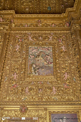 Painel com a visão de Sta. Gertrudes da Morte