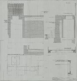 Projecto de Execução - Serralharias - Porta Exterior de Acesso á Galeria - Planta e Cortes (2000-02)