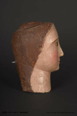 Cabeça de santa (imagem articulada)