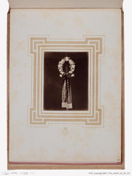 Álbum de fotografias morte rei Vítor Emanuel II