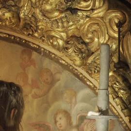 Pintura cavalete - talha