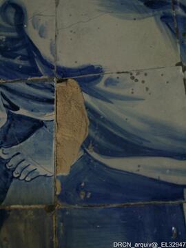 Azulejos-lacunas vidrado