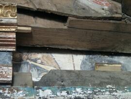 Pintura mural parede fundeira/nicho