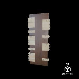 Marcador de pontuação para jogo de cartas