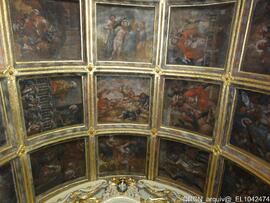 Teto de caixotões – Pintura