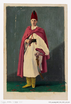 Álbum com fotografias do Baile de Máscaras de Carnaval de Fevereiro de 1865 no Paço Real da Ajuda