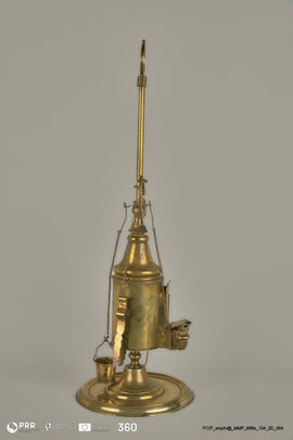 Candeeiro de azeite de dois lumes