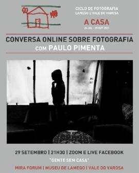 Cartaz - Conversa online com Paulo Pimenta