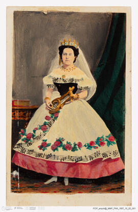 Álbum com fotografias do Baile de Máscaras de Carnaval de Fevereiro de 1865 no Paço Real da Ajuda