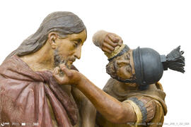 Paixão de Cristo: Cristo e Soldado Romano (do conjunto Pilatos Lavando as Mãos)