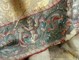 Escultura de alto relevo – Pormenor da pintura