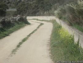 Vista do traçado antes da intervenção