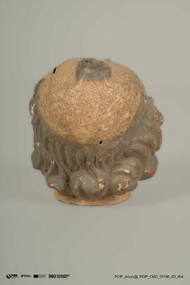 Cabeça de santo (imagem articulada)