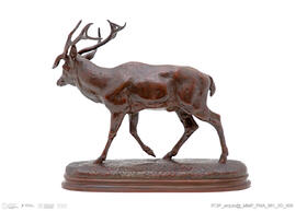 Antoine-Louis Barye - Veado em marcha