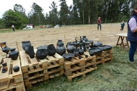 Fotografia do processo de produção