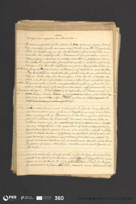 Manuscrito das Memórias Arqueológico-históricas do Distrito de Bragança por Francisco Manuel Alve...