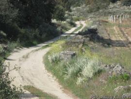 Vista do traçado antes da intervenção